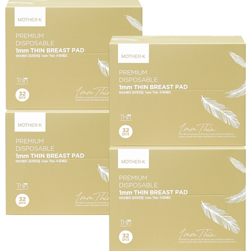 마더케이 1mm Thin 수유패드 32매입 4개