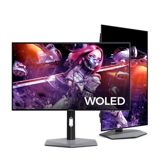 알파스캔 에이건 AGP327UZD 게이밍 4K UHD 듀얼모드 480 USB-C HDR 400 Ai 멀티스탠드 무결점