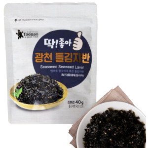 태산푸드 딱좋아 광천 돌김자반 라이스 40g이미지입니다. 누르면 해당 게시물로 새창이동합니다.