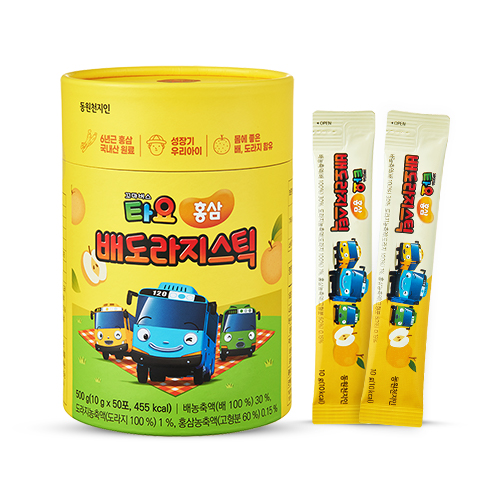 동원F&B 천지인 타요 홍삼 배도라지스틱 10g 50포 (1개)