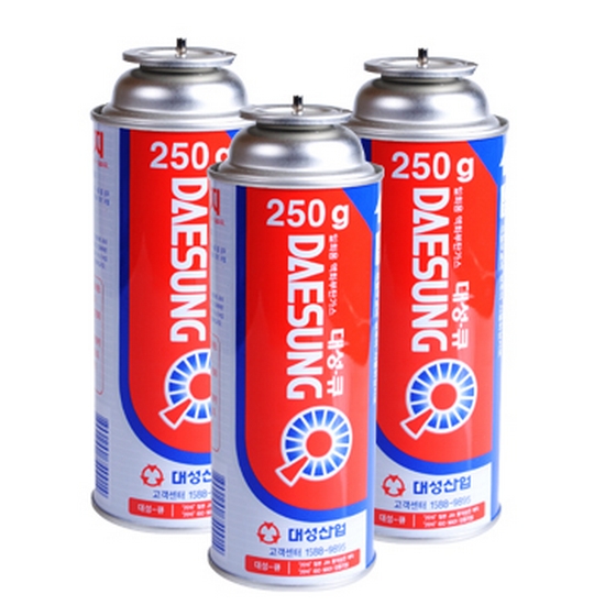 대성 용량이 13% 더 많은 대성 큐 부탄 가스 250g (28개)