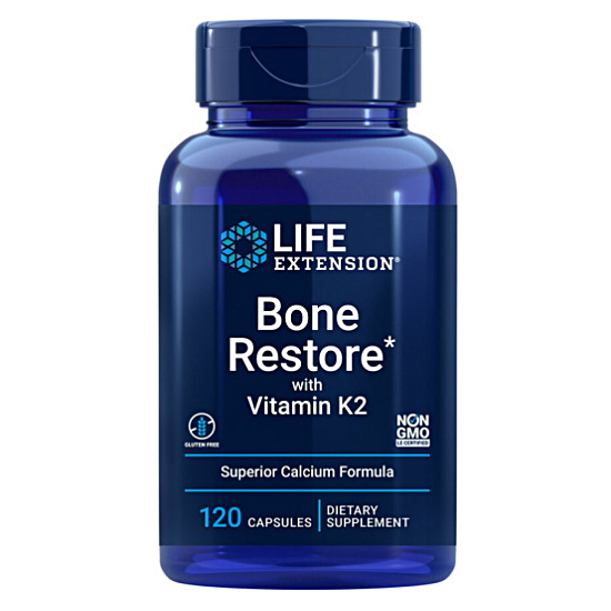 라이프익스텐션  본 리스토어 비타민 K2 120캡슐 (해외) (1개)