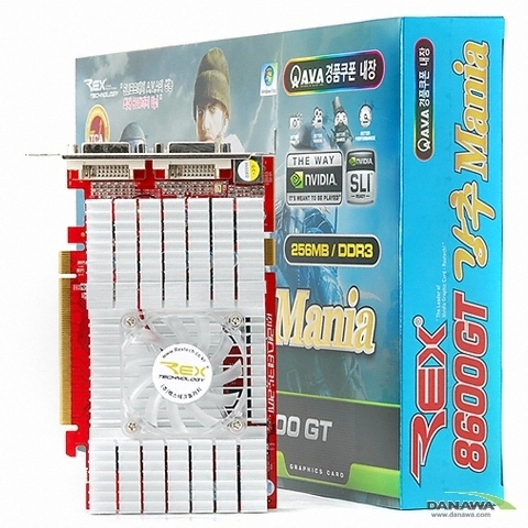 Rextech 지포스 8600GT 강추 매니아 256MB AVA
