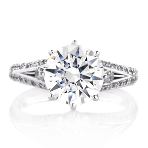 하나다이아몬드 GIA 2캐럿 천연다이아몬드 14k 18k 반지 결혼 예물 엘리시아 델리 HNDR2C205