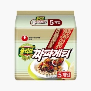 농심 올리브 짜파게티 라면 멀티1팩