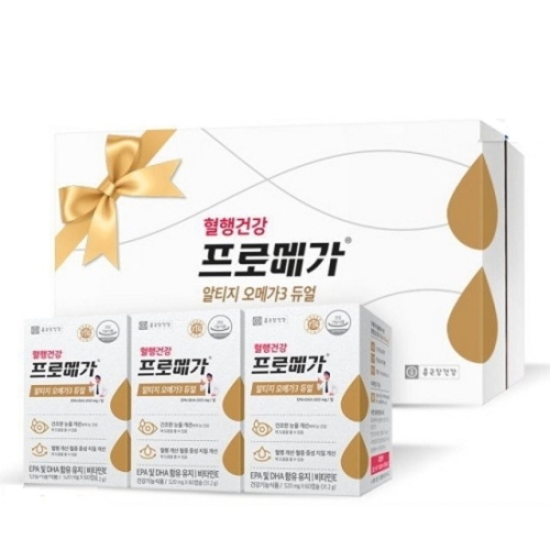 종근당건강 프로메가 알티지 오메가3 듀얼 520mg 180캡슐 선물세트