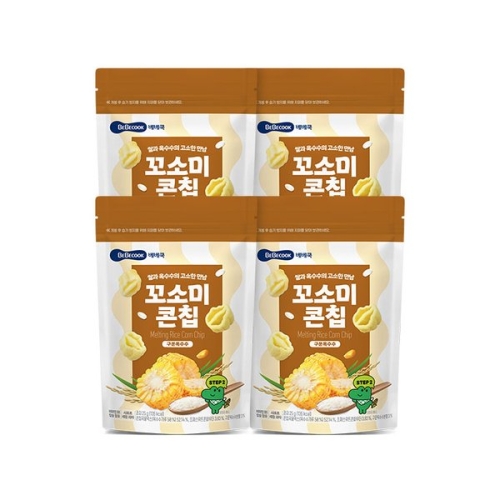 베베쿡 꼬소미콘칩 구운옥수수 25g (4개)_이미지