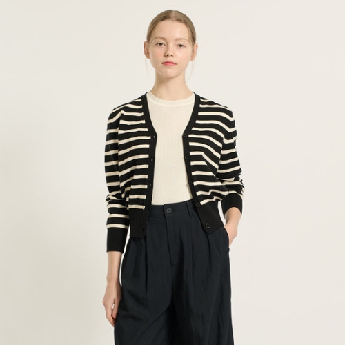 BCBG G 브이넥 S/T 가디건 B5F8G190_이미지