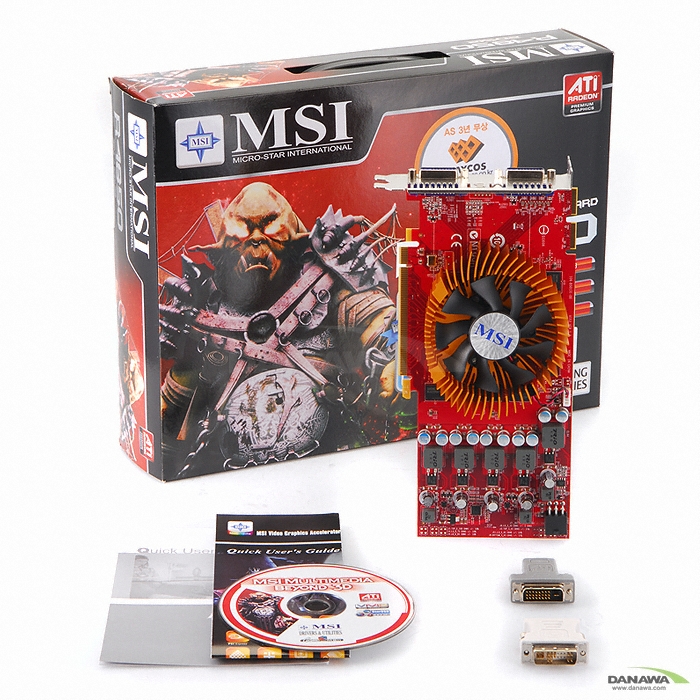 MSI 라데온 HD 4850 R4850-2D512 O.C Triple-S 512MB_이미지