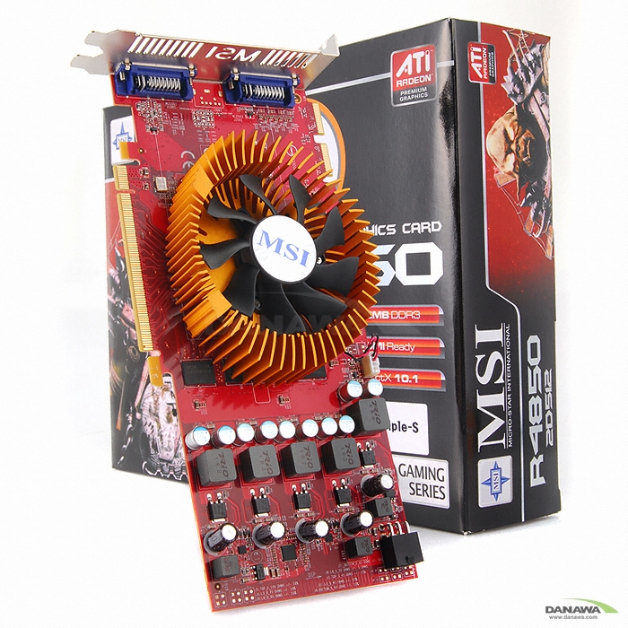 MSI 라데온 HD 4850 R4850-2D512 O.C Triple-S 512MB_이미지