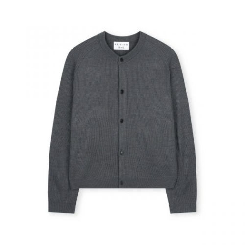 �����ؽ������۴� �񽽷ο� BESLOW X����CREW NECK SHORT CARDIGAN CHARCOAL CRNESHCACH 100803