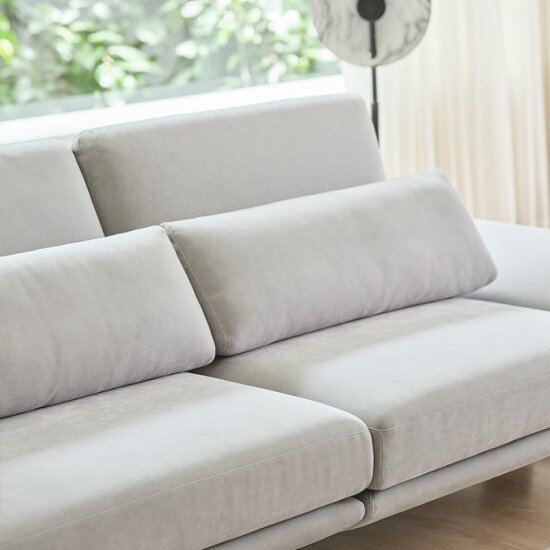 에싸 애스턴 리프트기능 리브 패브릭 소파 4인용 (스툴별도)_이미지