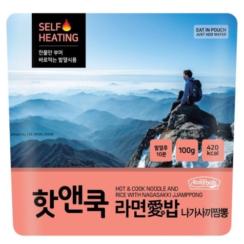 참미푸드 이지밥 핫앤쿡 라면애밥 나가사키짬뽕 100g (1개)_이미지