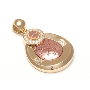 비앤비골드 14k G 서클 펜던트 JNP17013