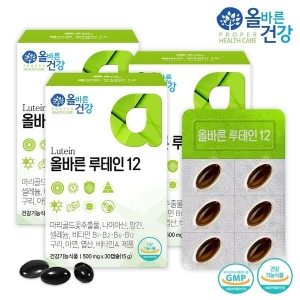  올즙 올바른건강 루테인12 30캡슐 [3개] 상품이미지