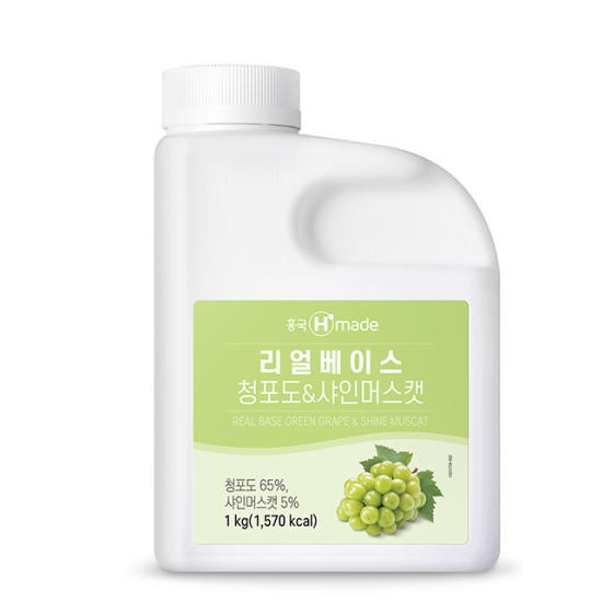 흥국F&B 리얼베이스 청포도 샤인머스캣 1Kg (2개)