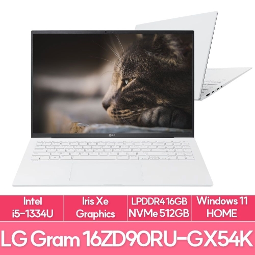 LG전자 2023 그램16 16ZD90RU-GX54K WIN11 (SSD 256GB + SSD 256GB)_이미지