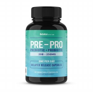 MAV Nutrition 프리바이오틱스 프로바이오틱스 60캡_이미지