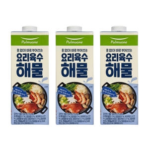 요리육수 해물 1000ml 3개 국물요리 간편육수