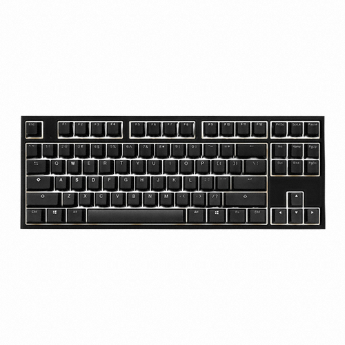 Ducky ONE 2 TKL WHITE LED SEAMLESS PBT 이중사출 한글 (저소음 흑축)_이미지