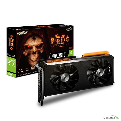 이엠텍 지포스 RTX 3060 STORM X Dual OC D6 12GB 디아블로2 레저렉션