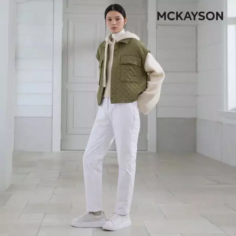 맥케이슨 여성 다운팬츠 화이트 MCW54PDWHT