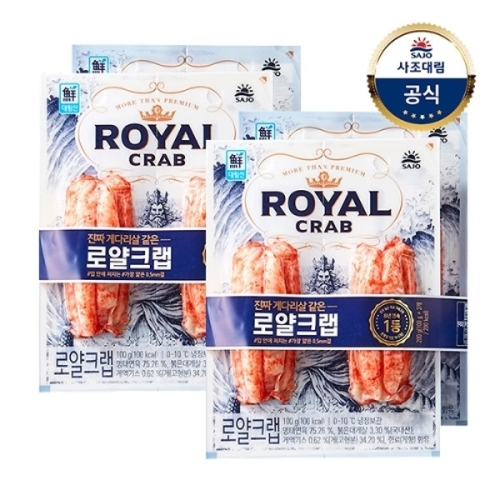 사조대림 대림선 로얄크랩 100g (4개)