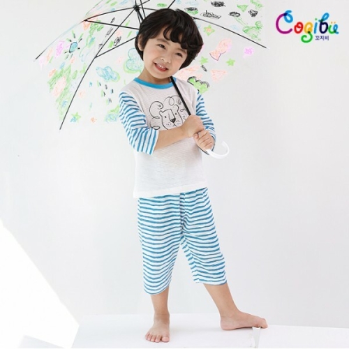 꼬지비 썸머라이언 자카드 7부세트 C21S3232BJA_BU