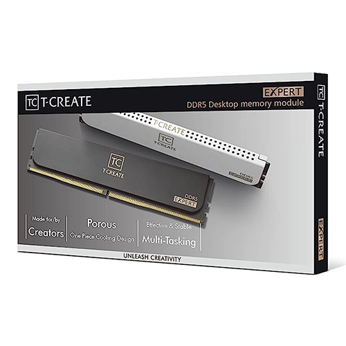 TeamGroup T-CREATE DDR5-6400 CL32 EXPERT 화이트 패키지 서린 (32GB(16Gx2))_이미지