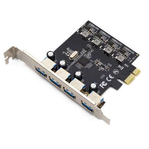 라이트컴 COMS BT981 4포트 USB 3.0 PCIe 카드