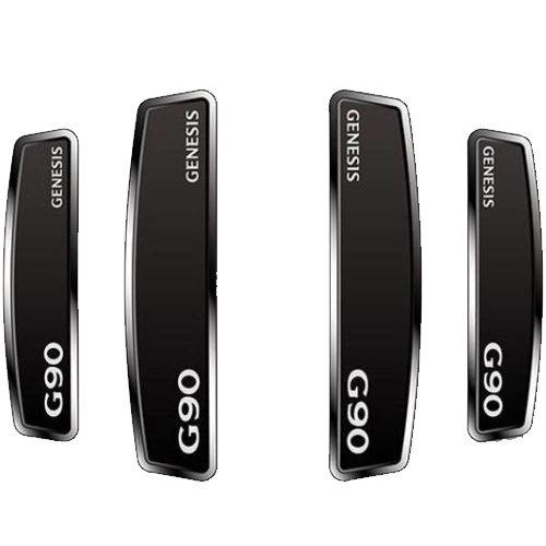 DXSOAUTO 블랙 쉴드 엠블럼 도어가드 (G90)_이미지