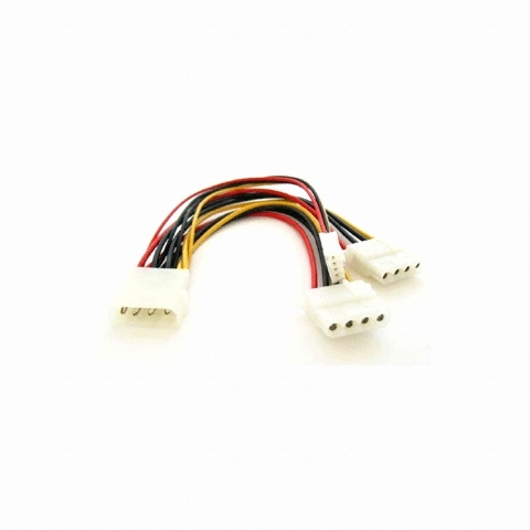 라이트컴 COMS IDE to IDE 2구 & FDD 1구 확장용 전원 케이블 (20cm)_이미지