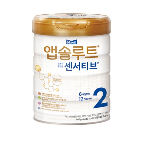 매일유업 2023 앱솔루트 센서티브 2단계 900g (6개)
