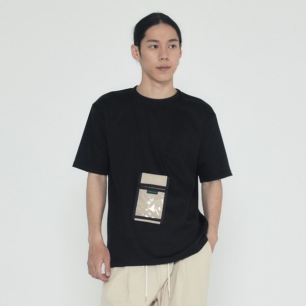 아날로그무드 포켓웨이 폰목걸이 크로스 파우치 (베이지)