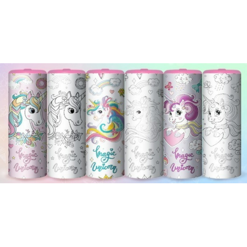 슬림티슈 ㅤ컬러링 유니콘 60매 (6개입) *1팩_이미지