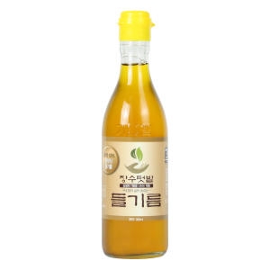  장수텃밭 중국산 들기름 350ml [1개]