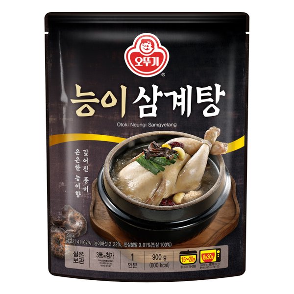 오뚜기 능이 삼계탕 900g이미지입니다. 누르면 해당 게시물로 새창이동합니다.