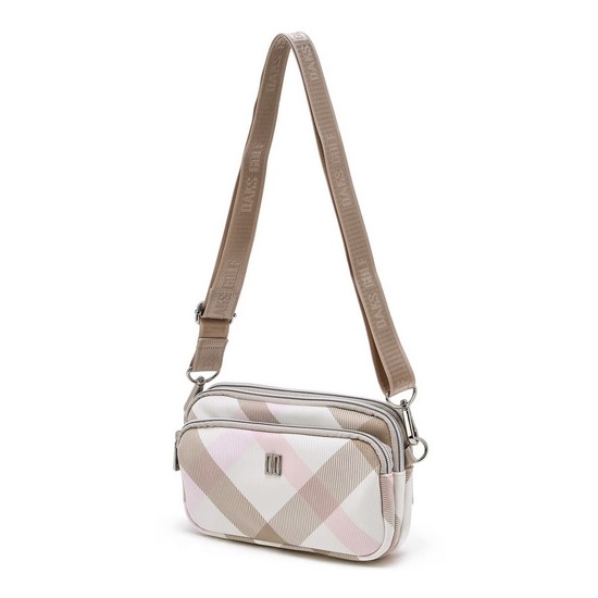 LF 닥스골프 빅체크 자가드 마이크로백 DNGF6E901P2