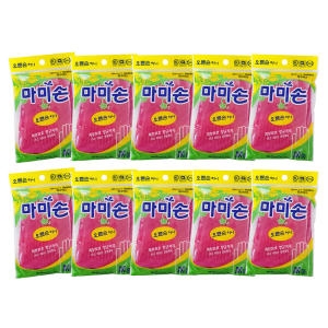 마미손 고무장갑 왼손 하나 (중) (10개)_이미지