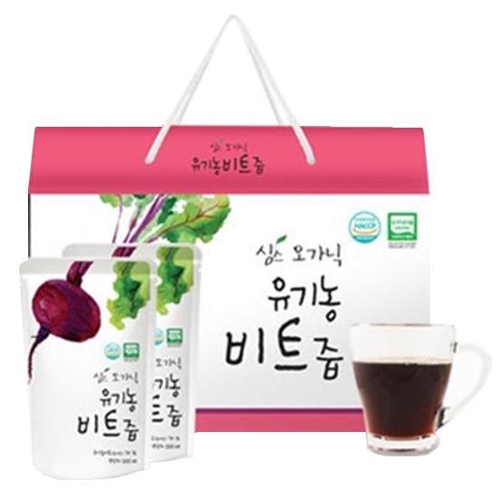 심스오가닉 유기농 비트즙 100ml 34포 1개_이미지