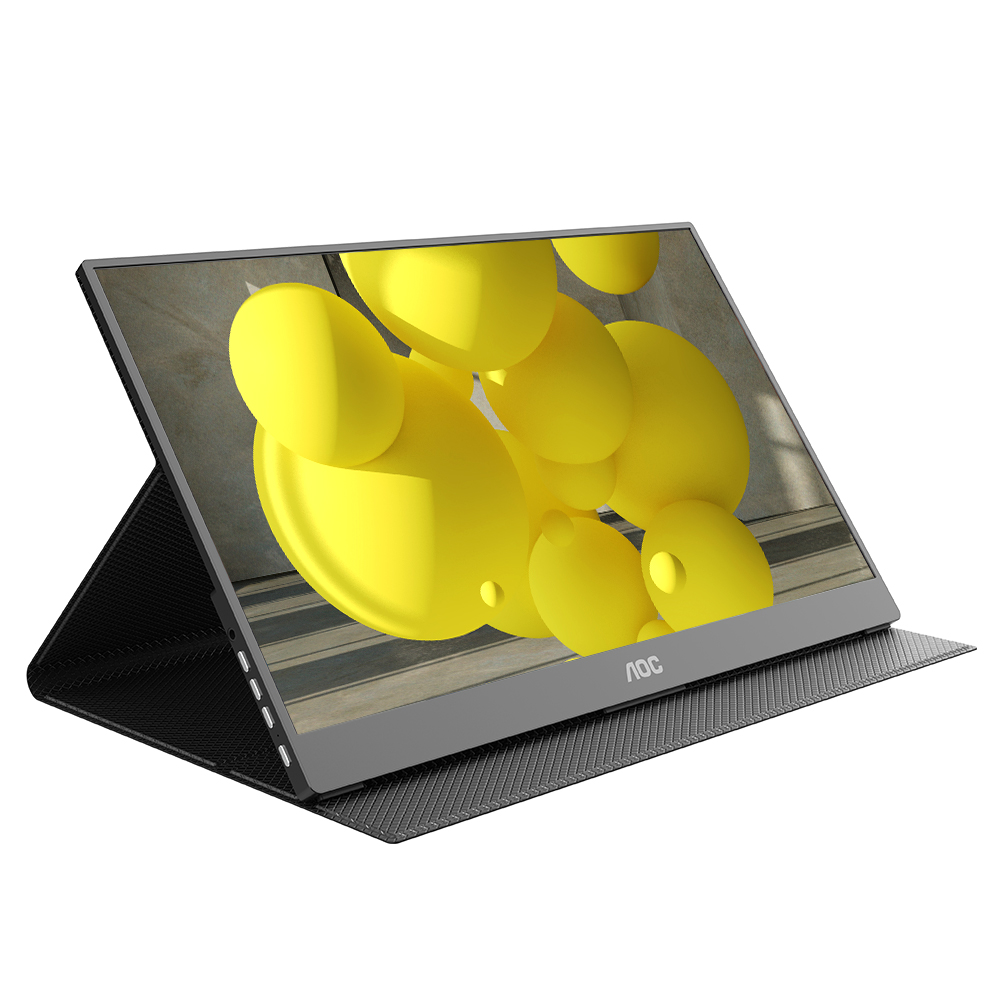 알파스캔 AOC 16T20 IPS USB-C 포터블 스피커 시력보호 무결점_이미지