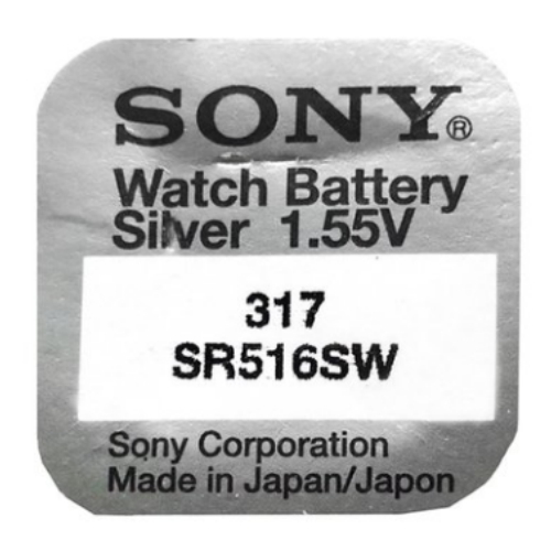 소니 SR516SW 317 시계 건전지/배터리 1.55V -1알