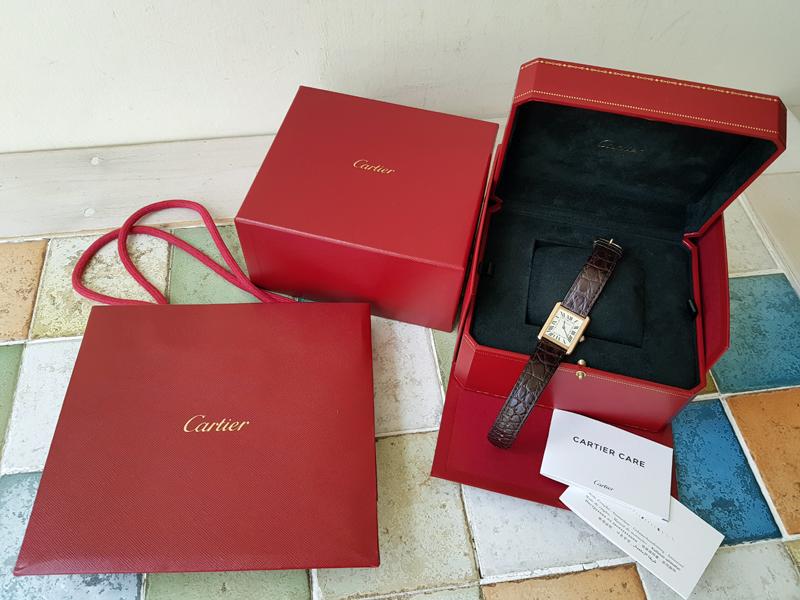 탱크 솔로 골드 스몰 탱크솔로 18K 로즈골드 W5200024