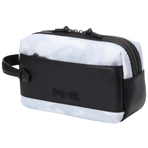 핑 카모 로고 패턴 파우치백 111D3BG202_WH_이미지