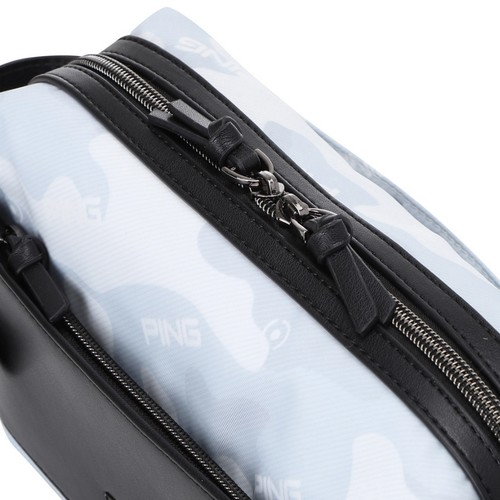 핑 카모 로고 패턴 파우치백 111D3BG202_WH_이미지