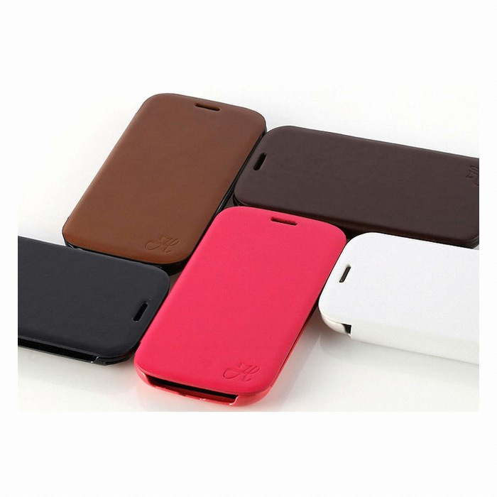 후아즘 갤럭시S3 가죽 플립 케이스 (SHW-E210/SHW-M440S)_이미지