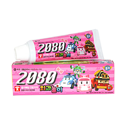 2080 덴탈클리닉 어린이 치과놀이 치약 80g (8개)_이미지