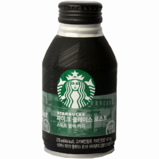 스타벅스 파이크 플레이스 로스트 스위트 블랙커피 275ml (24개)_이미지
