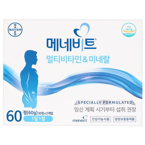 바이엘 메네비트 남성용 임신 준비 멀티비타민 60정 (1개)_이미지
