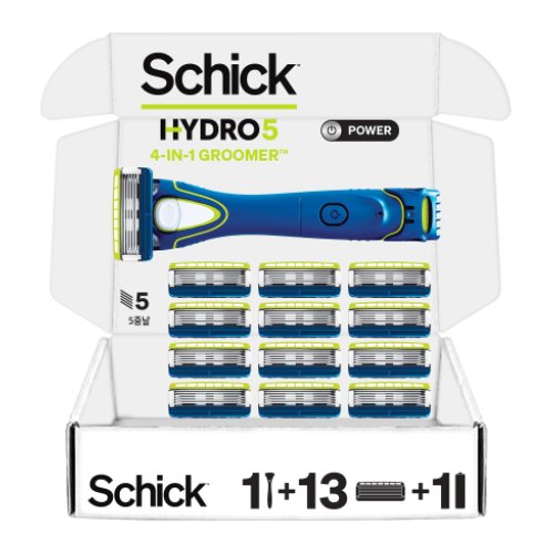 쉬크 하이드로5 파워 4-in-1 그루머 + 면도날이미지입니다. 누르면 해당 게시물로 새창이동합니다.